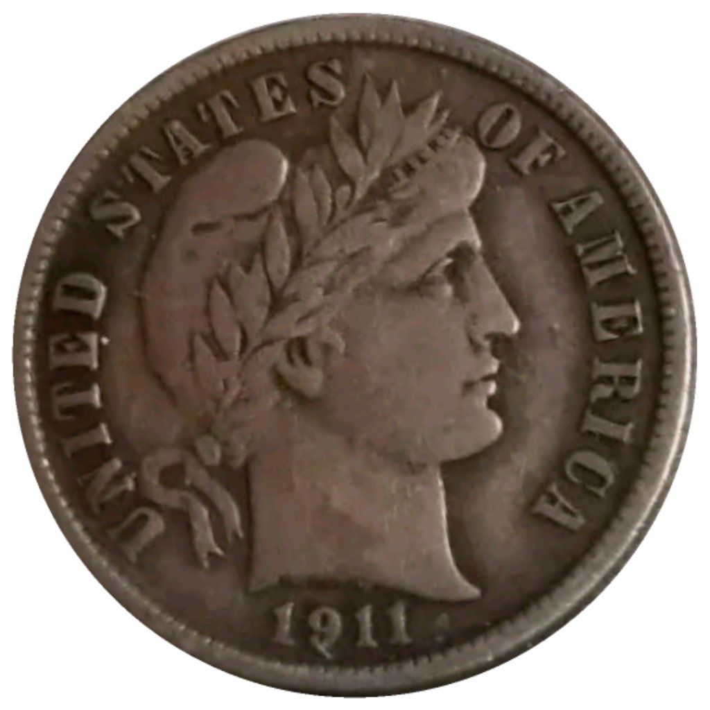 1911-D-Barber-Silver-Dime